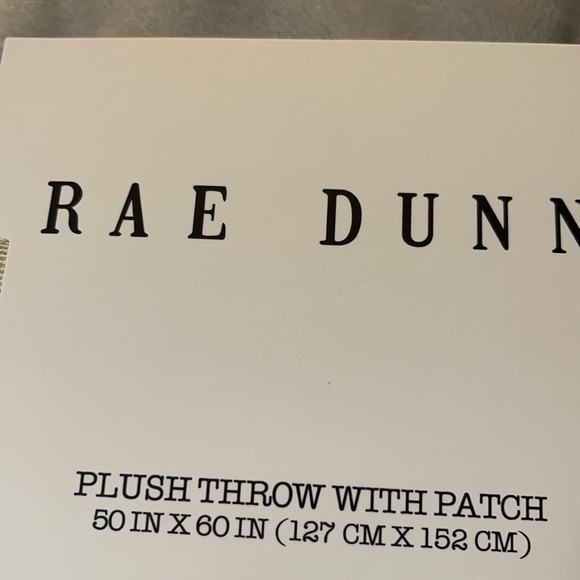 Rae Dunn - RELAX - blanket - Picture 3 of 3